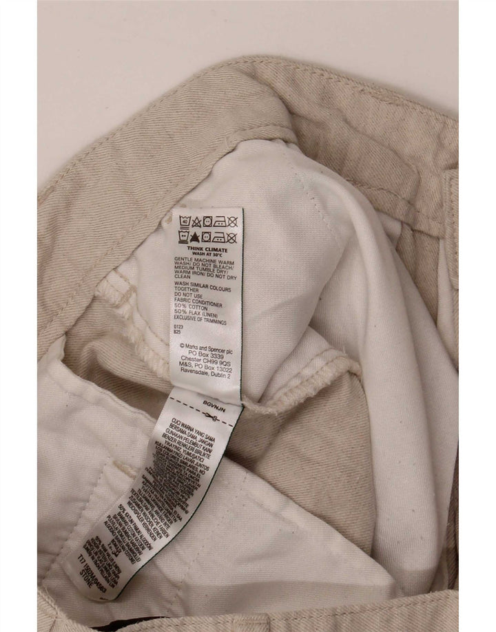 Marks & Spencer Mens Chino kratke hlače Large W34 Grey Flax