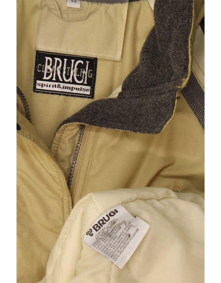Brugi velika ženska skijaška jakna IT 44 Medium Beige Colourblock Poliamid