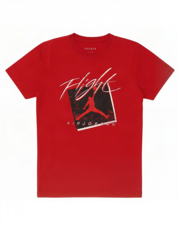Jordan muška majica kratkih rukava s grafičkim motivima, mali crveni pamuk