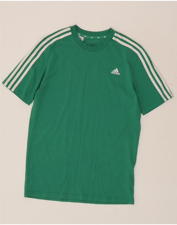 Adidas majica kratkih rukava za dječake 13-14 godina, zeleni pamuk