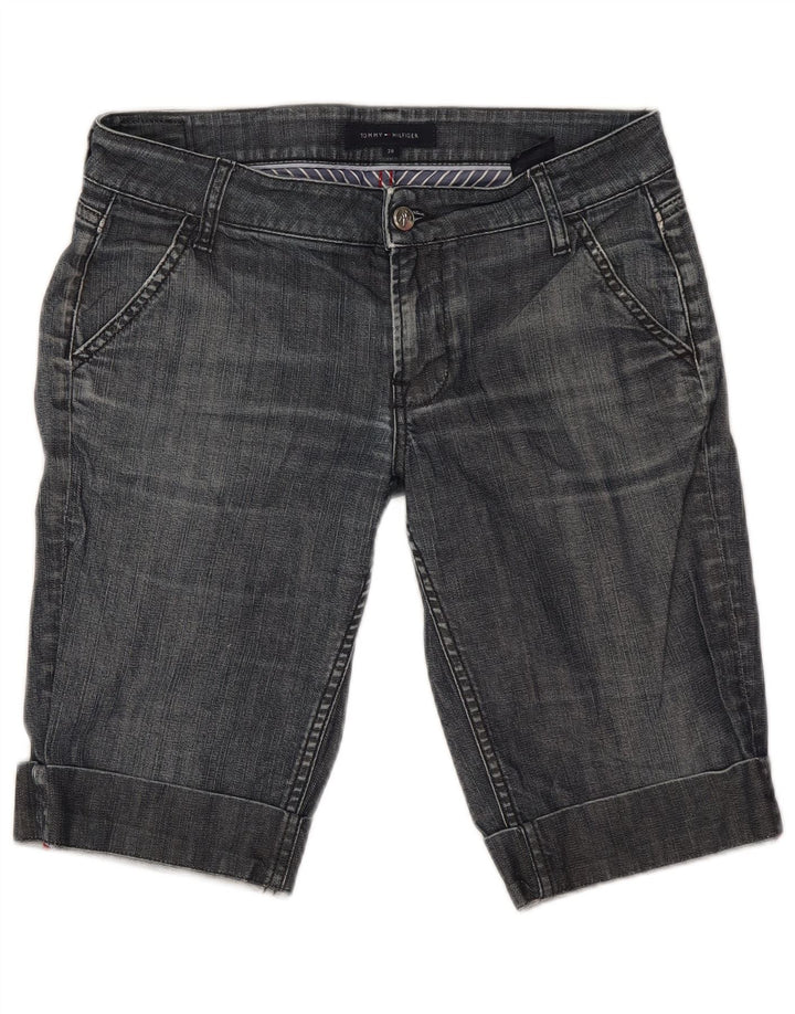 Tommy Hilfiger ženske bermuda traper kratke hlače W28 srednje plavi pamuk