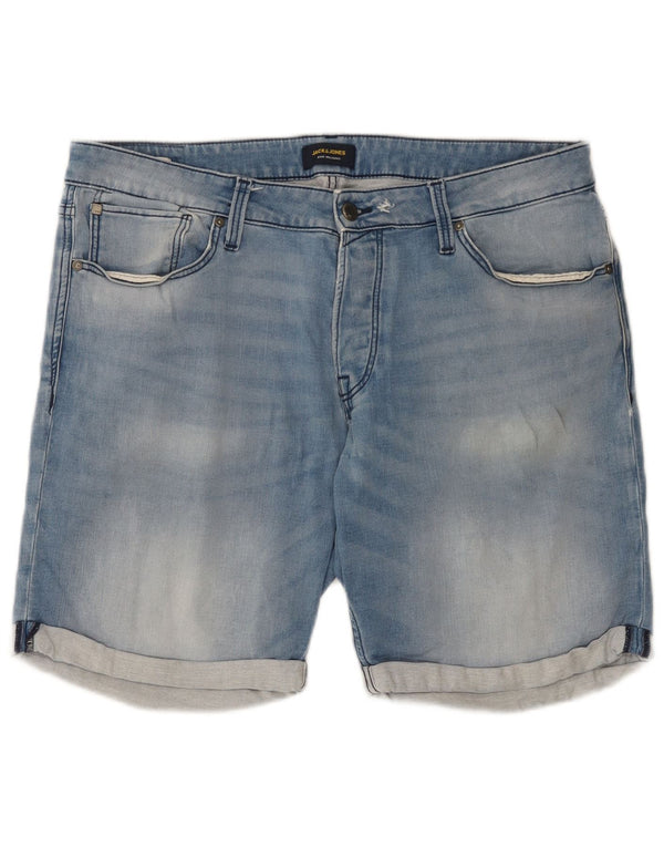 Jack & Jones muške traper kratke hlače 2XL W42 plavi pamuk