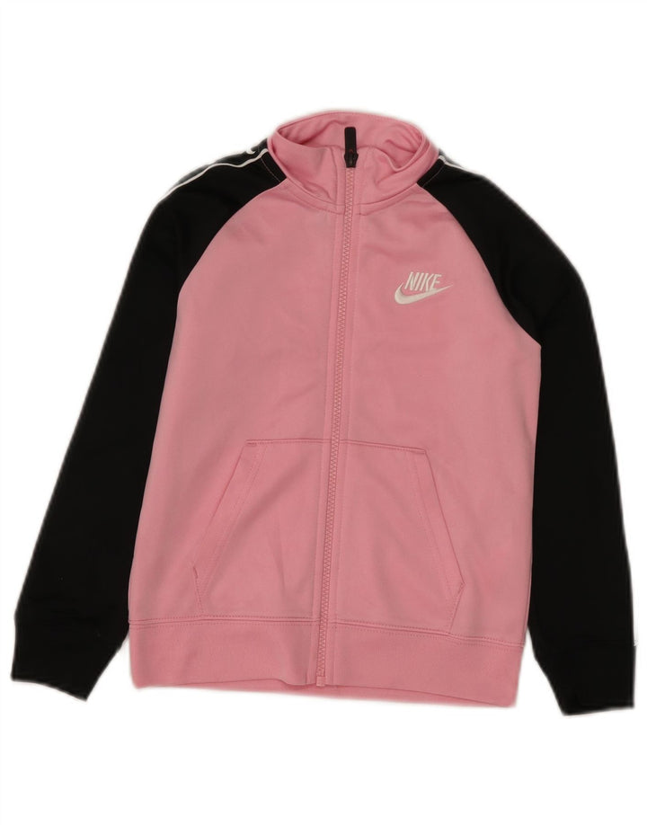 Nike Gornja jakna za trenirku za djevojčice 5-6 godina srednje ružičasta poliester