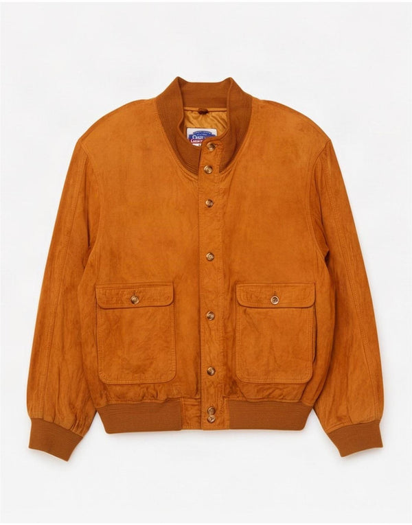 Evolution muška bomber jakna od antilopa UK 44 2XL bež koža