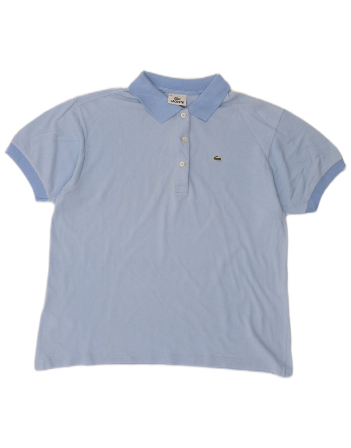 Lacoste ženska polo majica veličina 42 velika plava pamuk