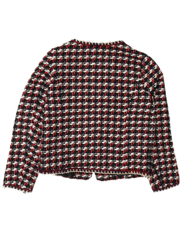 Zara ženski sako Regular Fit UK 10 mali višebojni karirani