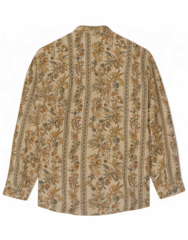 Campus Club Boys Shirt 10-11 Years Beige Floral
