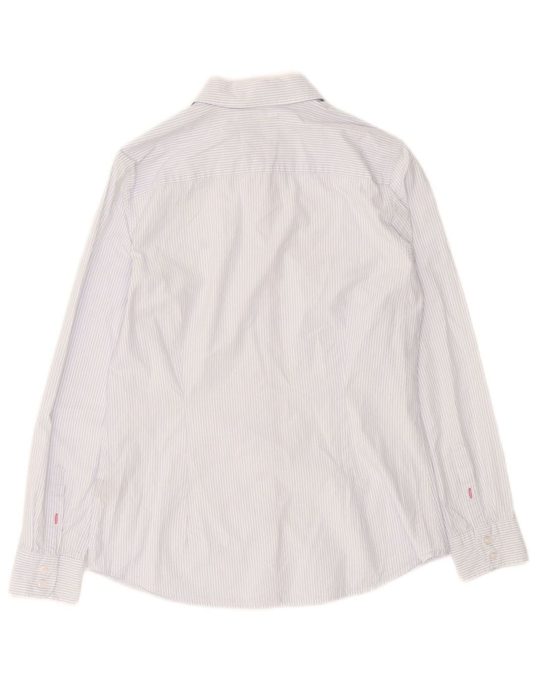 CREW CLOTHING Ženska košulja klasičnog kroja UK 10 Mali pamuk na plave pruge