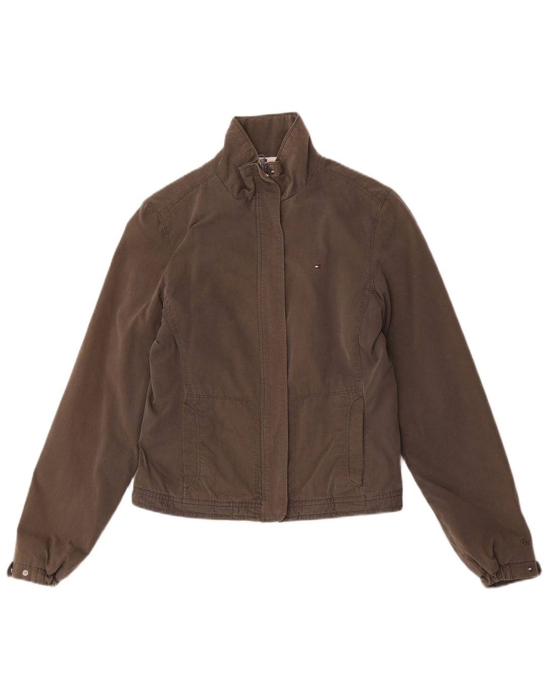 Tommy Hilfiger ženska bomber jakna UK 10 mali sivi poliester