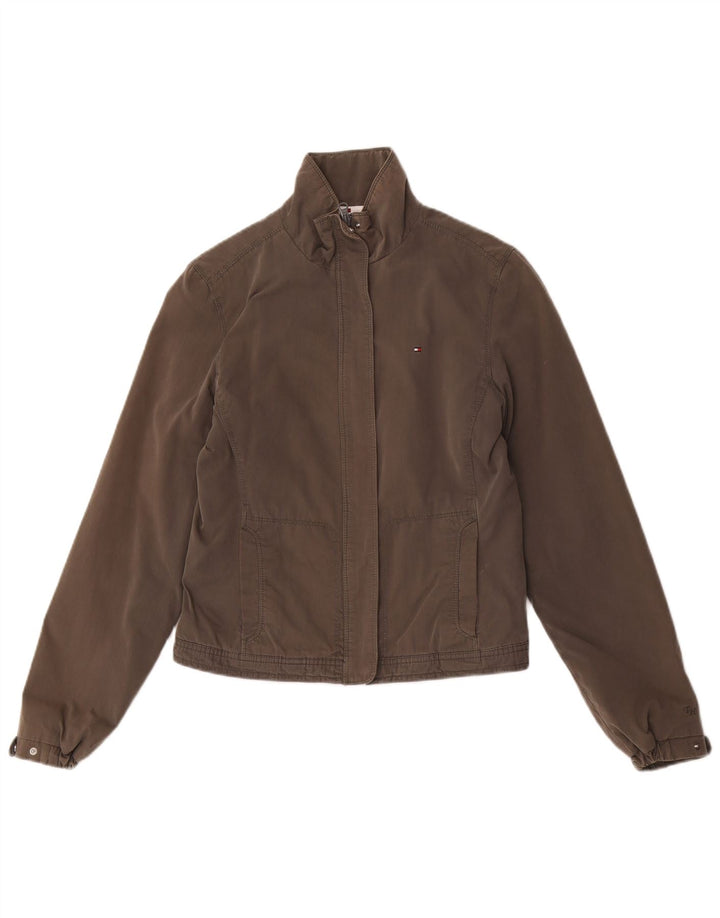 Tommy Hilfiger ženska bomber jakna UK 10 mali sivi poliester
