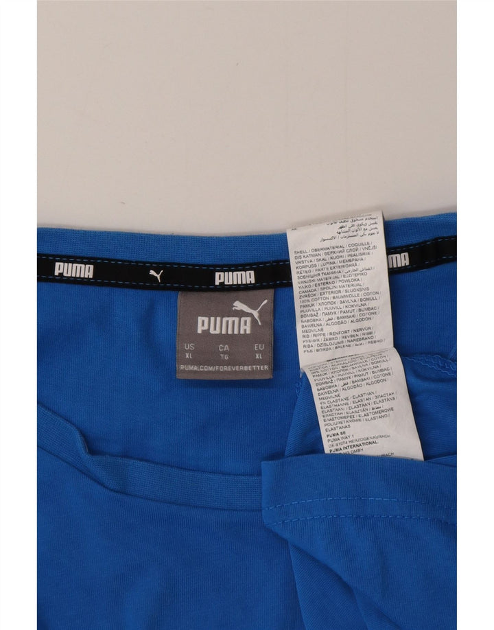 PUMA muška majica kratkih rukava XL plavi pamuk