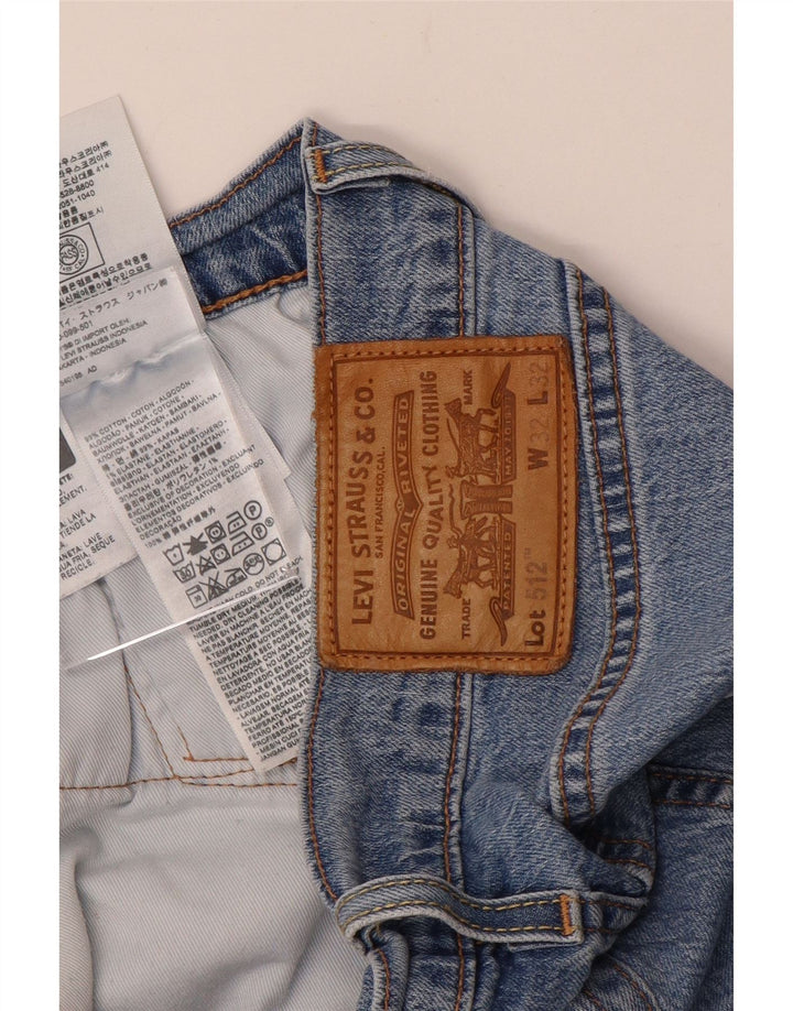 Levi's muške 512 uske sužene traperice W32 L32 plavi pamuk