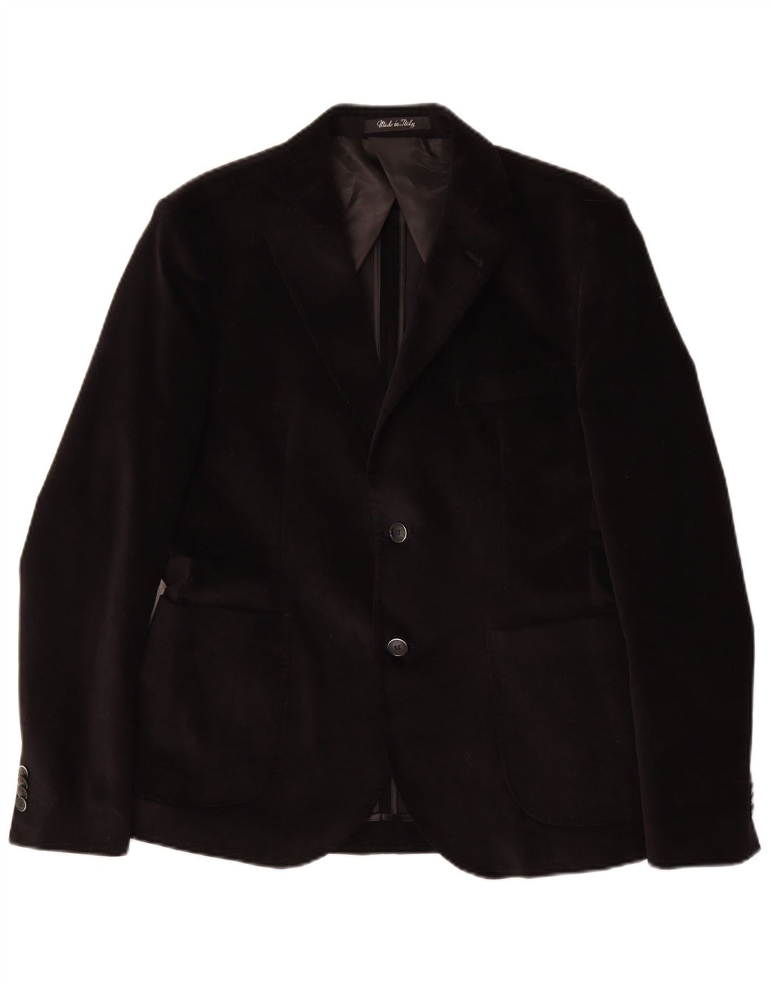 VINTAGE muška jakna sa 2 gumba IT 50 veliki crni pamuk