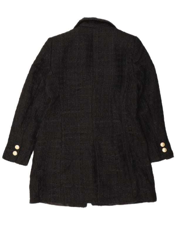 Zara ženski kaput UK 16 Large Black Flected