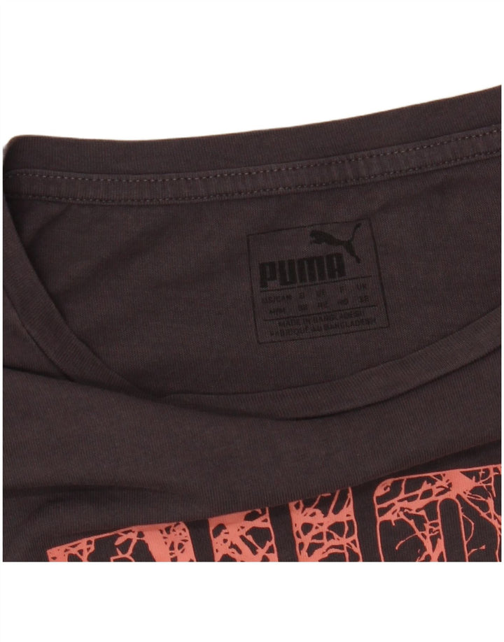 Puma ženska majica kratkih rukava s grafičkim motivima UK 12 srednje siva