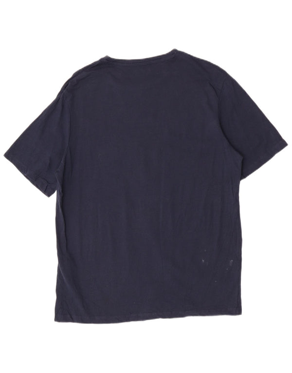 Jack & Jones muška majica kratkih rukava s grafičkim motivima, veliki tamnoplavi pamuk