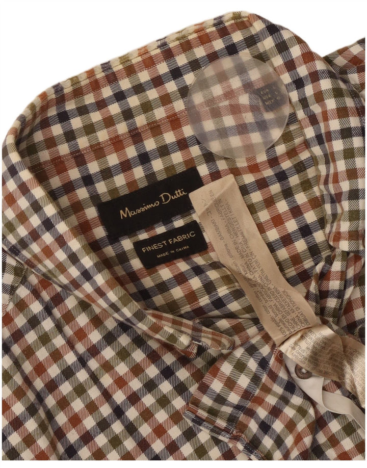 Massimo Dutti muška košulja, pamuk, veliki raznobojni karo