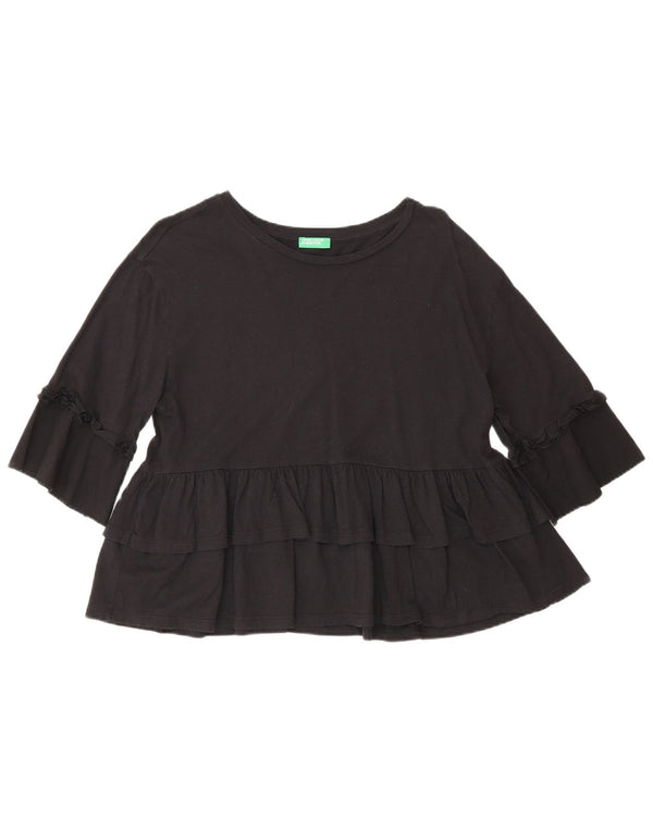 Benetton ženski gornji dio bluze 3/4 rukava US 4 Small Black
