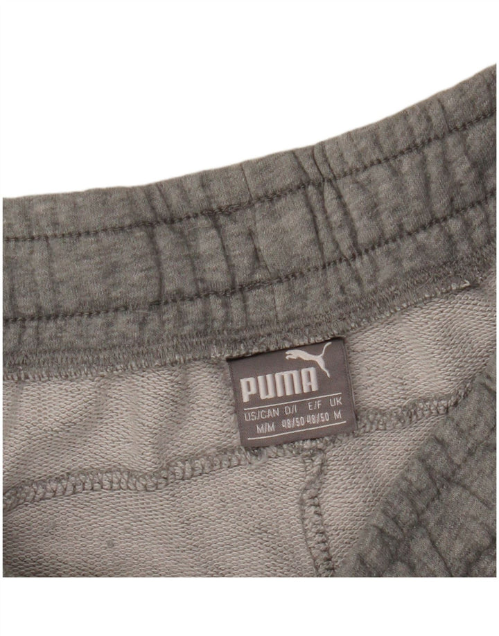 PUMA muške grafičke sportske kratke hlače srednje sive boje