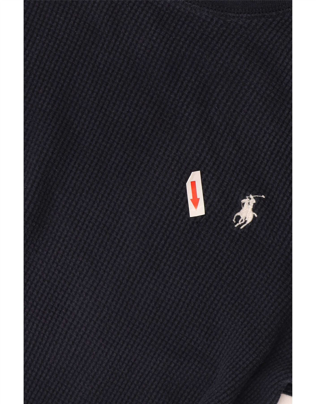 Polo Ralph Lauren muška majica dugih rukava srednje tamnoplave pamučne boje