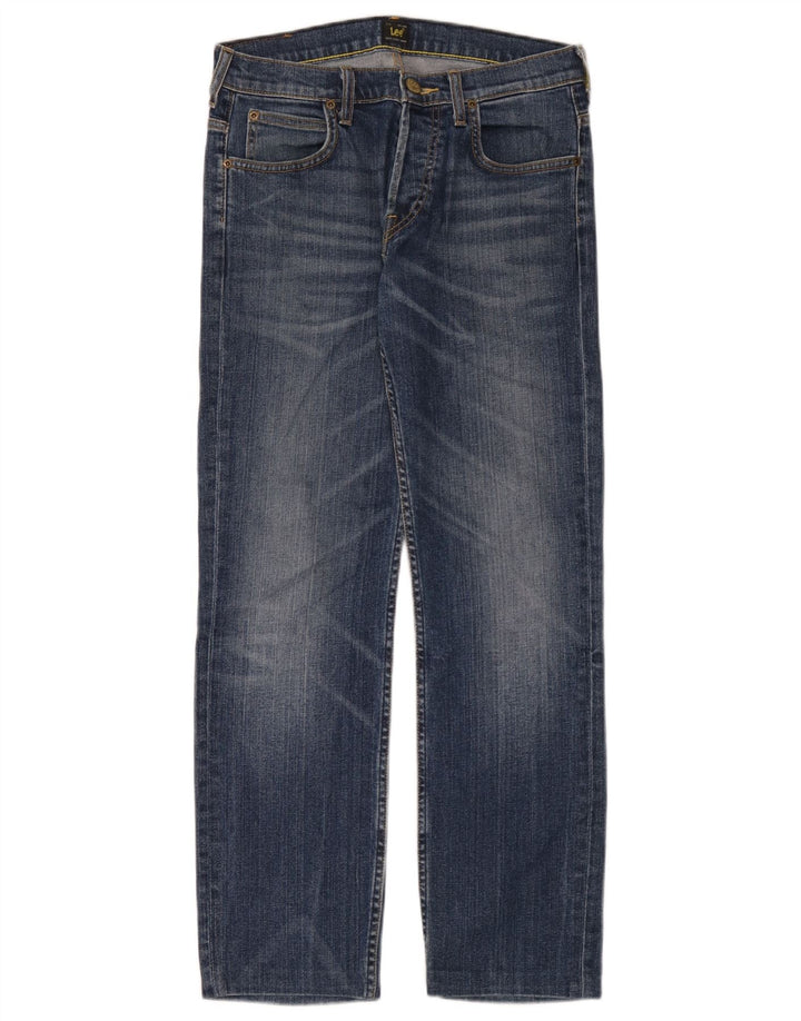 Lee Mens Powell Straight Jeans W29 L30 Plavi pamuk