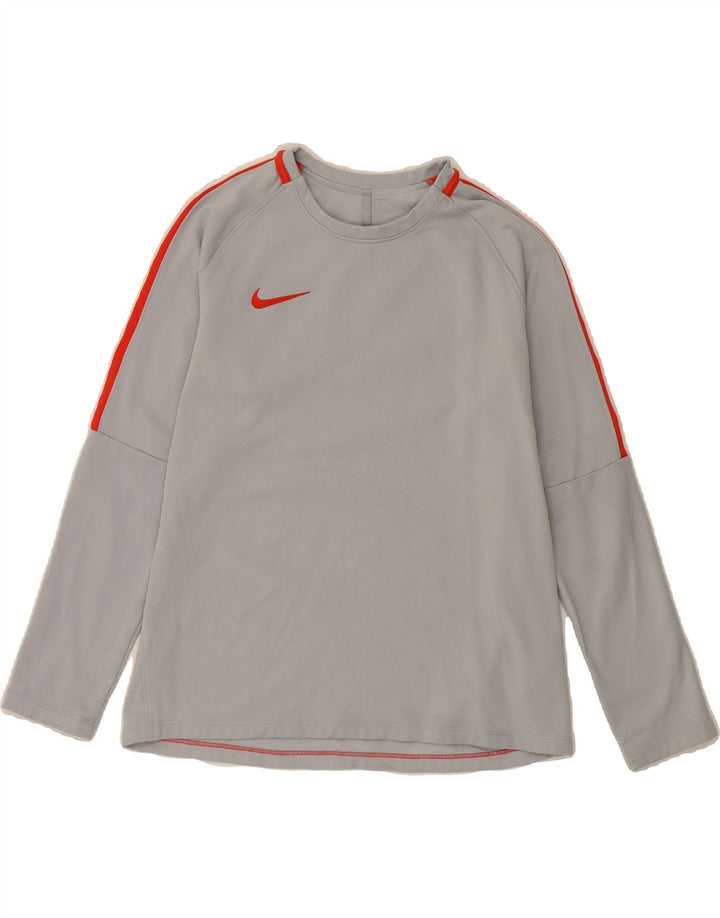 NIKE ženska majica Dri Fit dugih rukava UK 14 srednje sivi poliester