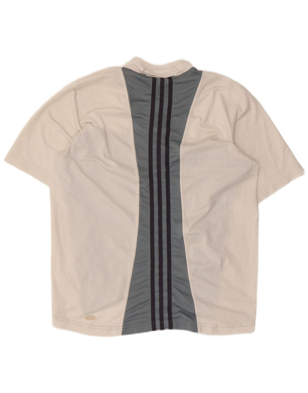 ADIDAS muška majica kratkih rukava UK 40/42 Srednje bijela poliesterska boja