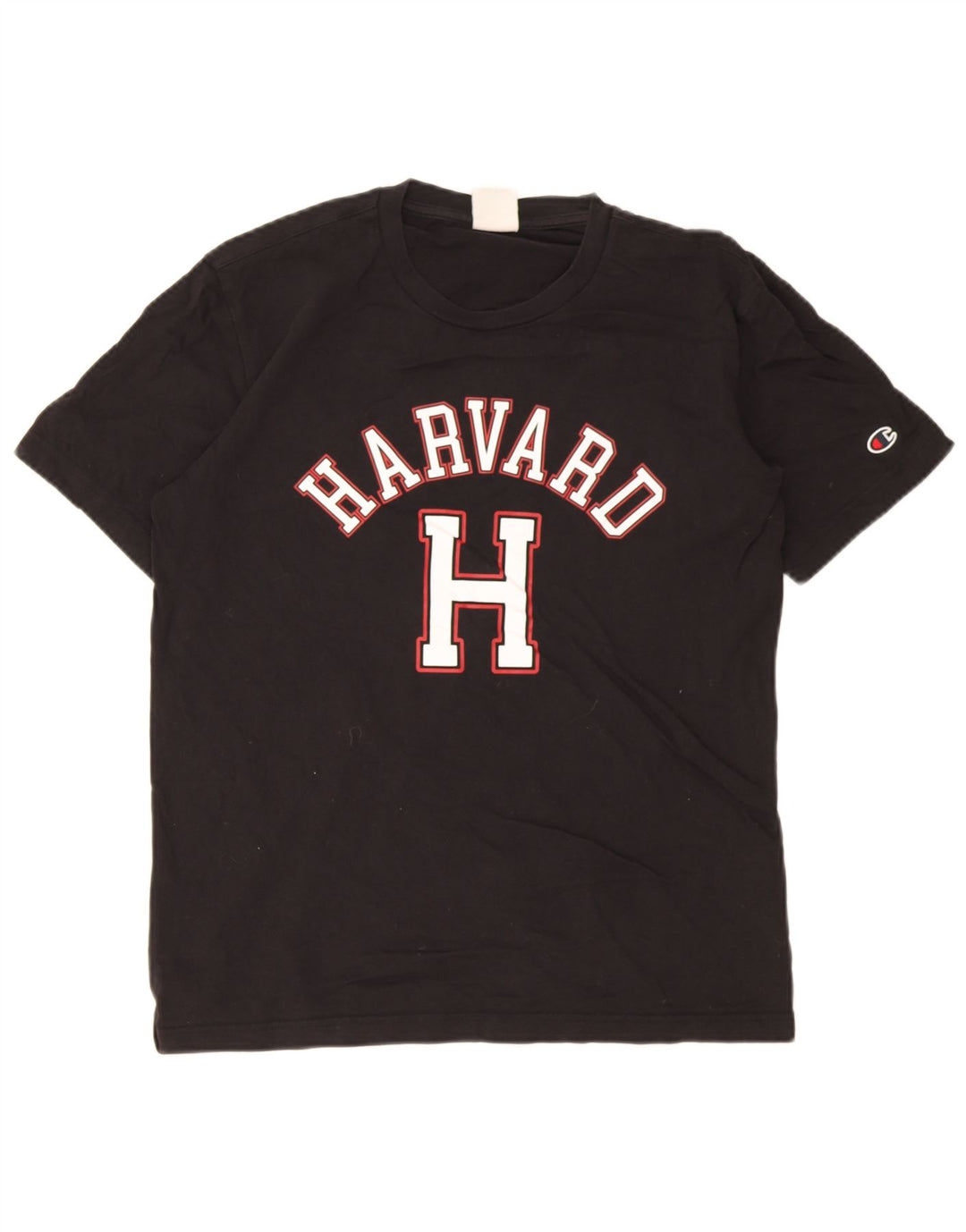 Champion Muška Harvard Graphic T-Shirt majica Srednji crni pamuk
