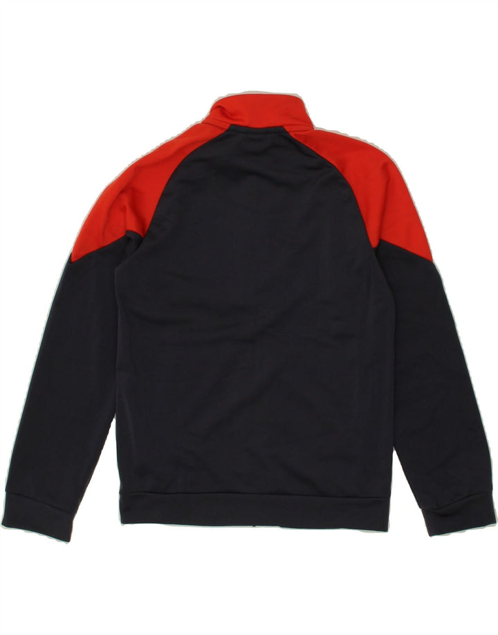 PUMA Boys Graphic Tracksuit Top Jacket 9-10 Years Medium Black Colourblock Vintage Puma and Second-Hand Puma from Messina Hembry 