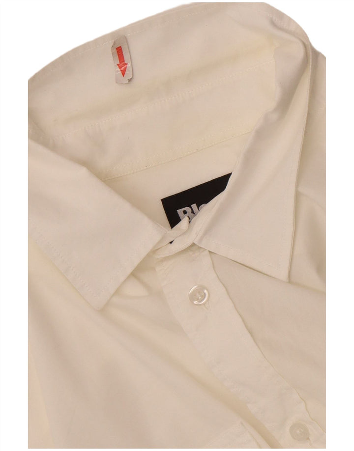 Blauer muška košulja 3XL bijeli pamuk