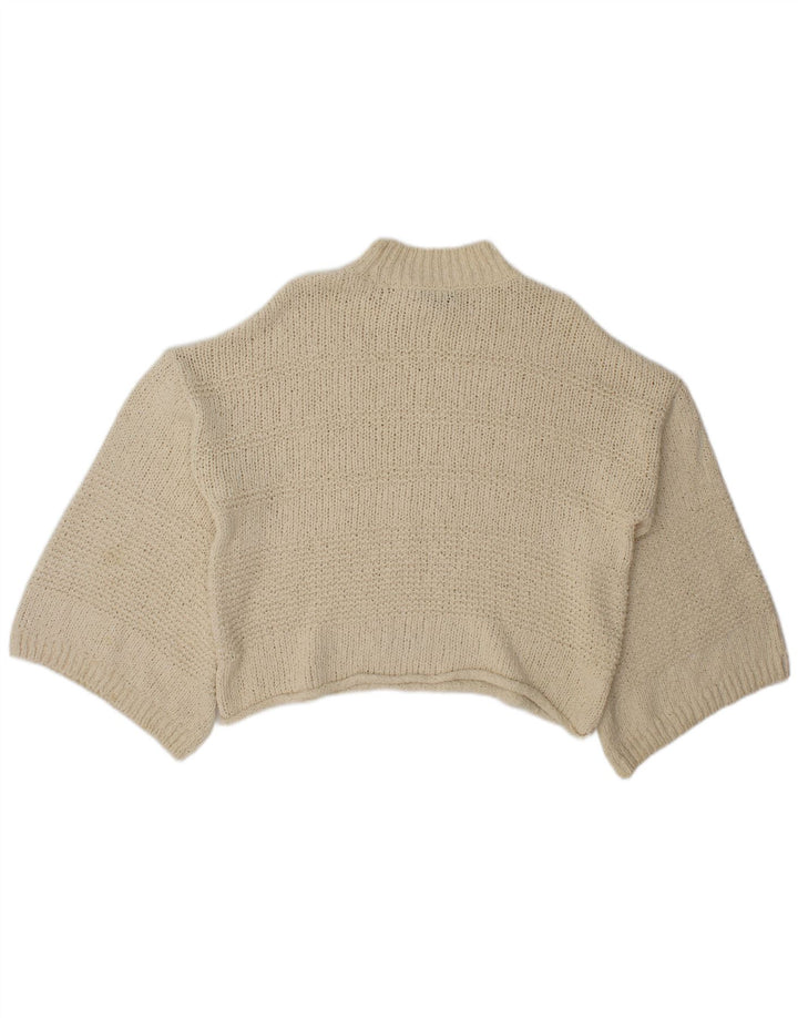 Topshop veliki ženski džemper s kornjačičastim ovratnikom UK 8 Small Off White