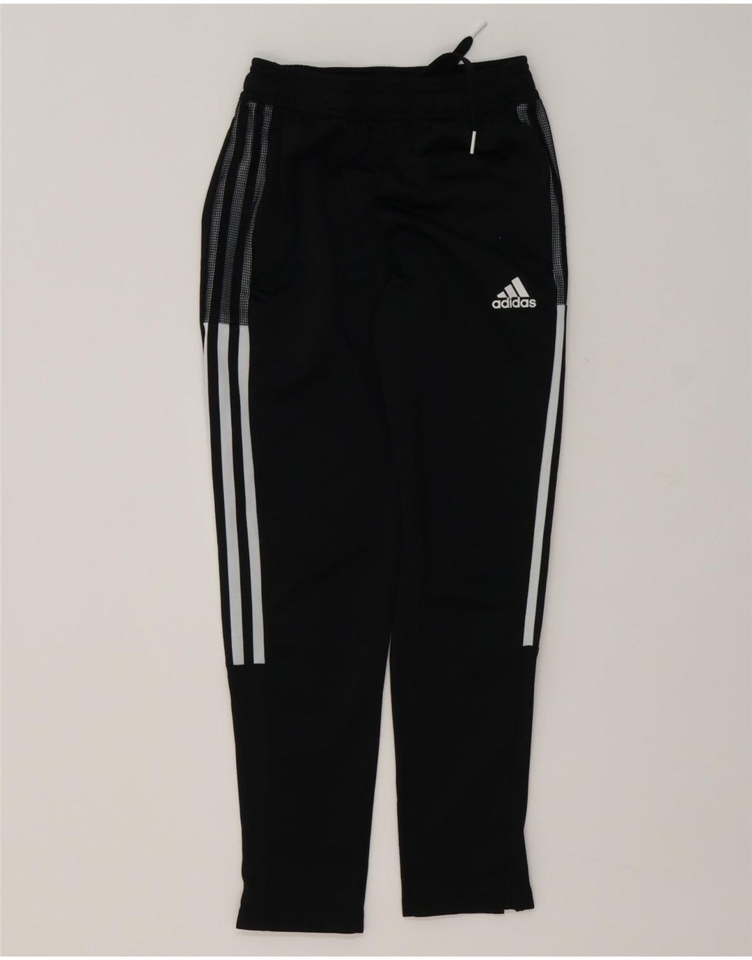 Adidas Hlače za trenirku za dječake 9-10 godina crne poliesterske