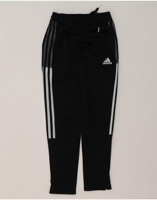 Adidas Hlače za trenirku za dječake 9-10 godina crne poliesterske