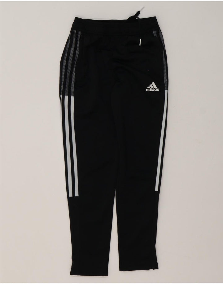 Adidas Hlače za trenirku za dječake 9-10 godina crne poliesterske