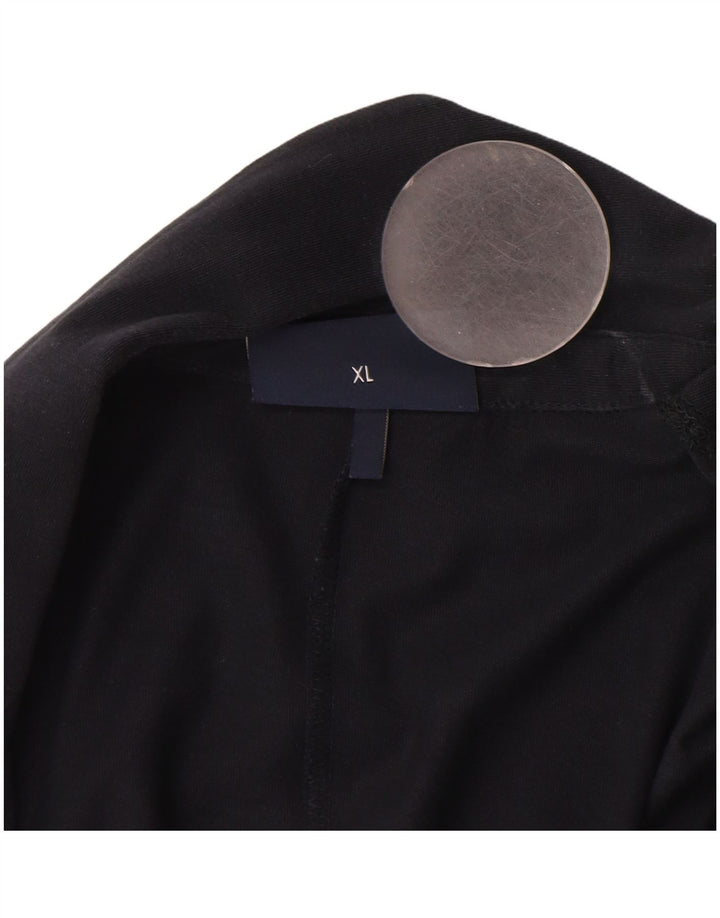 Armani Jeans ženski sako sa 2 gumba UK 18 XL tamnoplavi pamuk