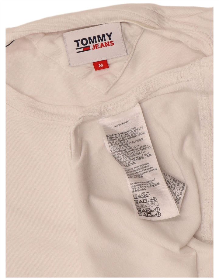 Tommy Hilfiger muška majica dugih rukava srednje bijelog pamuka