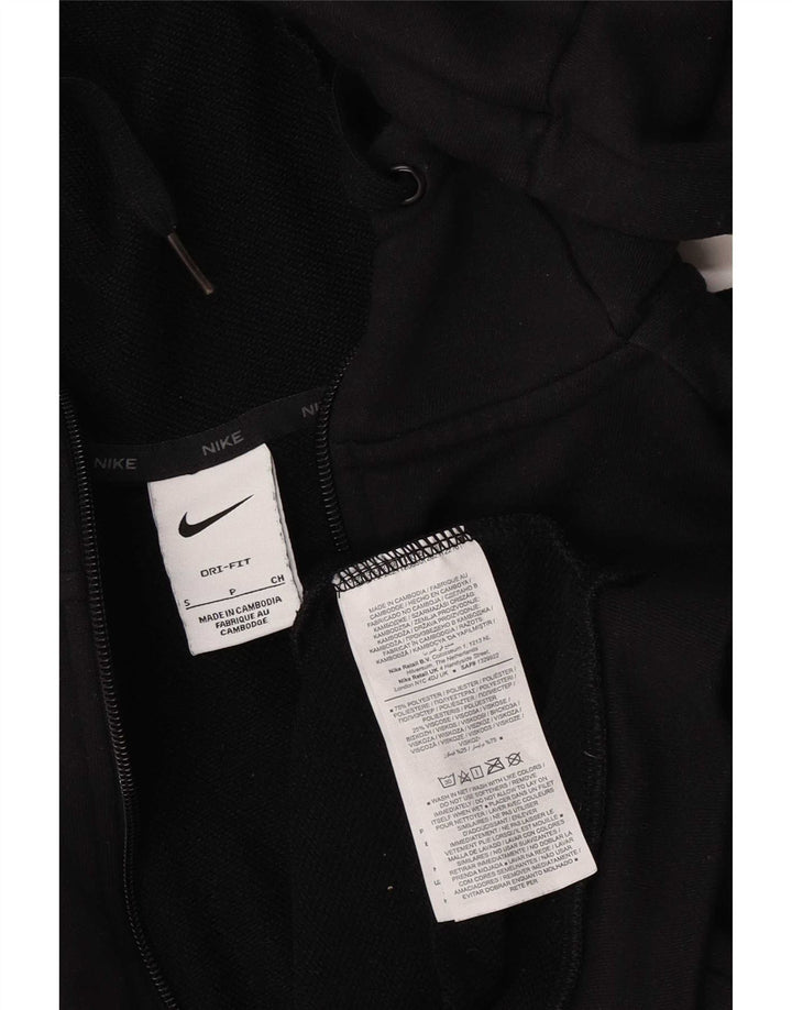 Mali crni pulover Nike Dri Fit Zip Hoodie