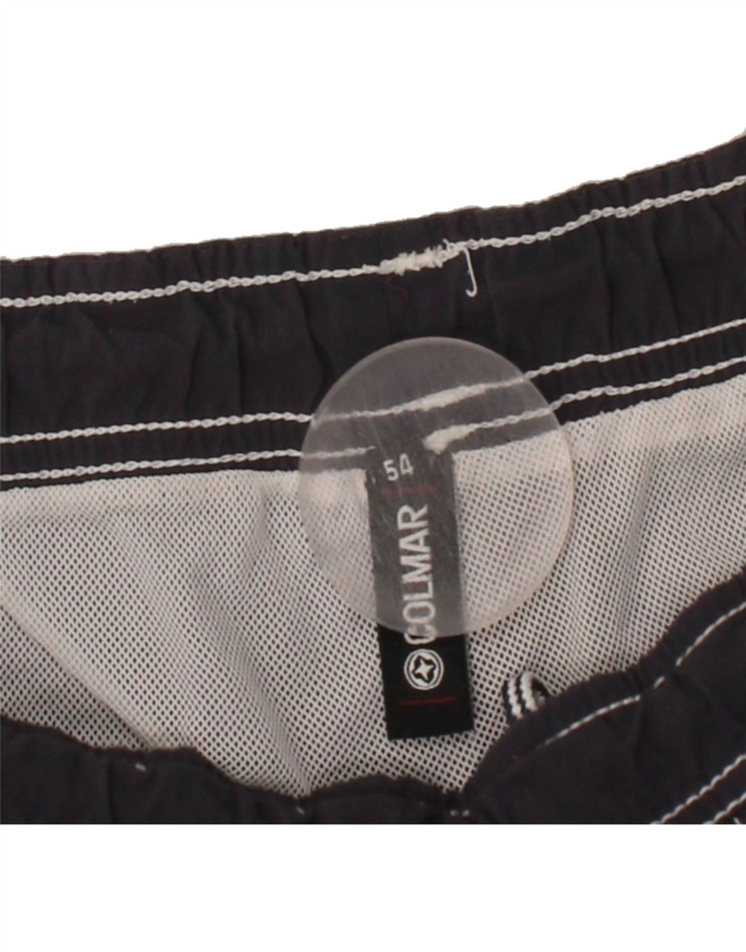 COLMAR Mens Swimming Shorts IT 54 Large  Navy Blue Polyamide Vintage Colmar and Second-Hand Colmar from Messina Hembry 