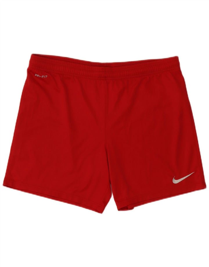 Nike muške Dri Fit sportske hlače srednje crvene boje, poliester
