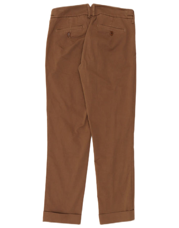 Max Mara ženske vikend chino hlače niskog struka UK 4 XS W28 L26 smeđe