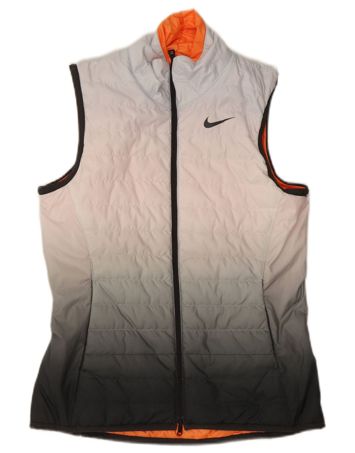 Nike Ženska reverzibilna majica UK 10 Mala narančasta poliester
