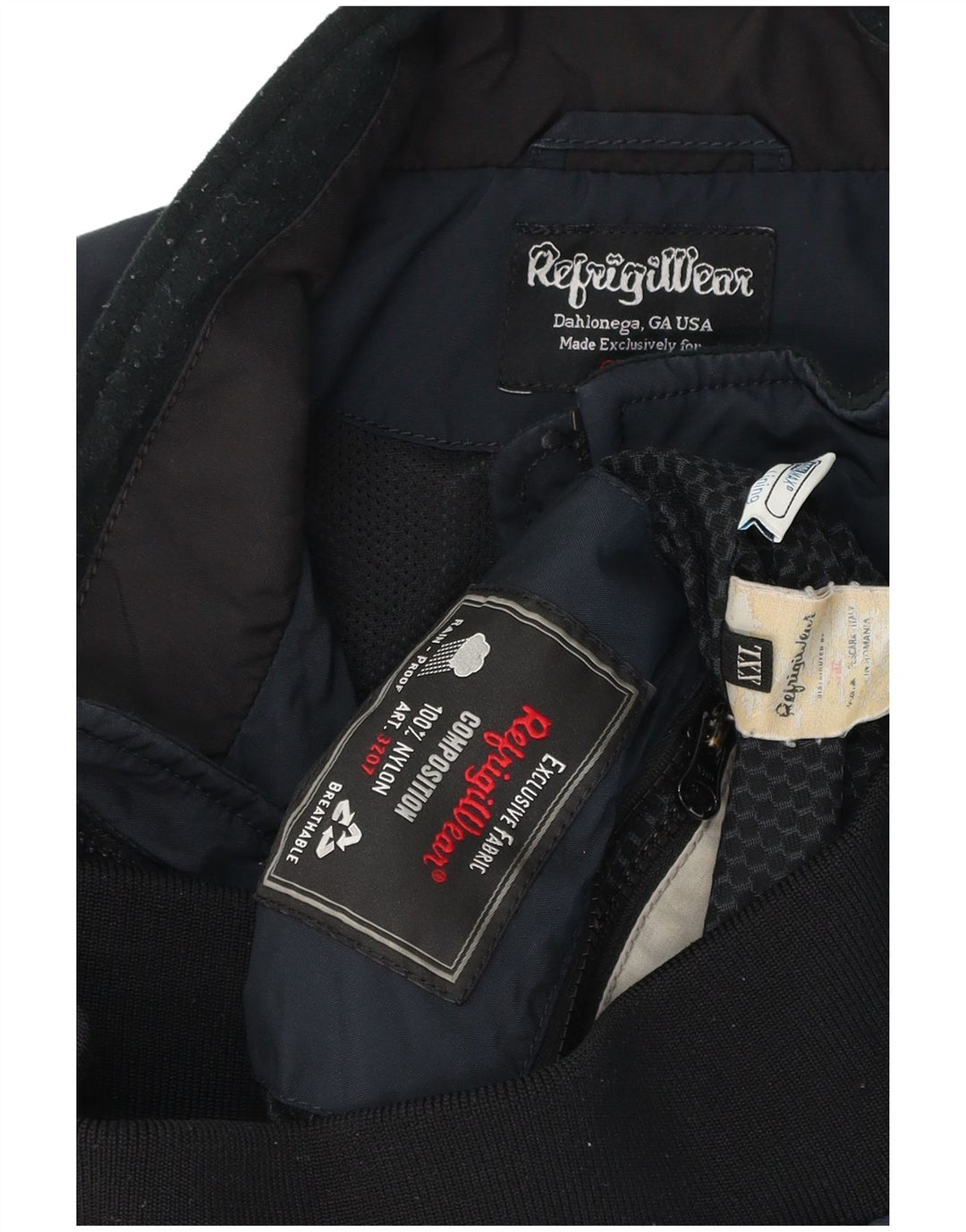 Refrigiwear muška bomber jakna UK 44 2XL tamnoplavi najlon