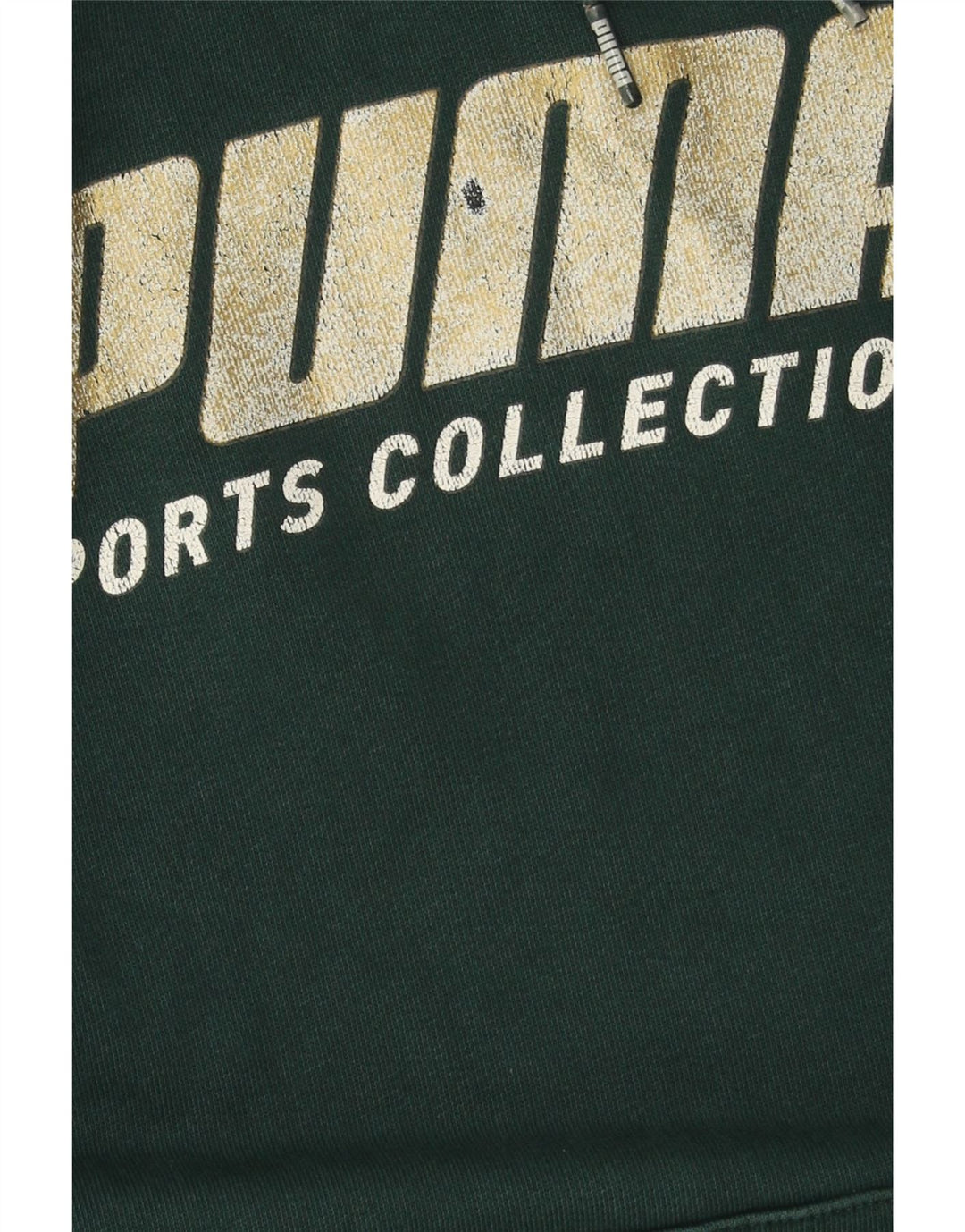 PUMA muška majica s kapuljačom s kapuljačom, mali zeleni pamuk