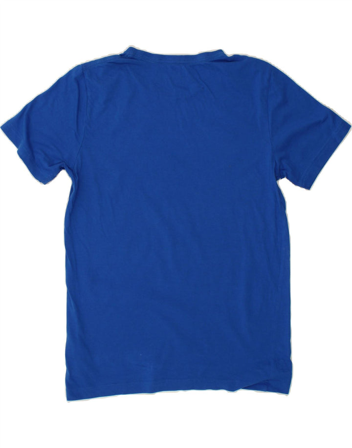 PUMA Mens Graphic T-Shirt Top Small Blue Cotton Vintage Puma and Second-Hand Puma from Messina Hembry 