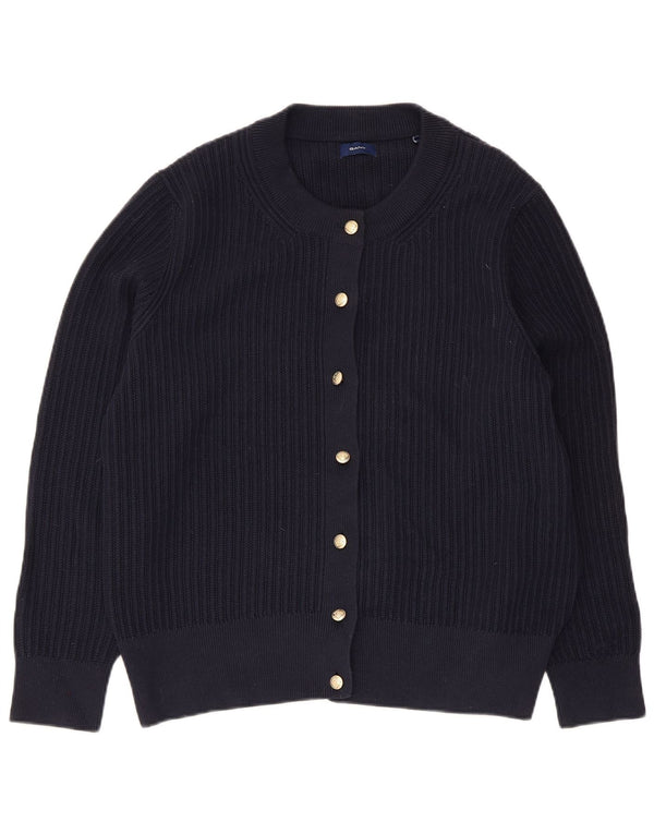 Gant ženski kardigan pulover UK 18 XL tamnoplavi pamuk