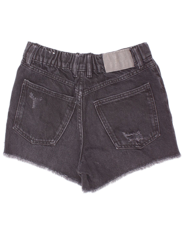 Kratke traper hlače Zara Girls 11-12 godina W24 sivi pamuk