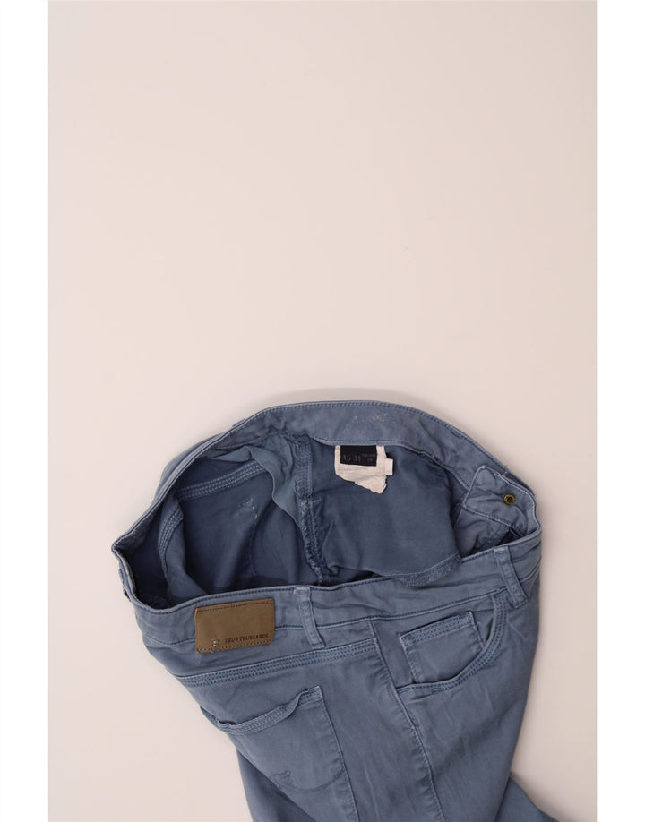 TRUSSARDI Womens Slim Jeans W29 L27  Blue Cotton Vintage Trussardi and Second-Hand Trussardi from Messina Hembry 
