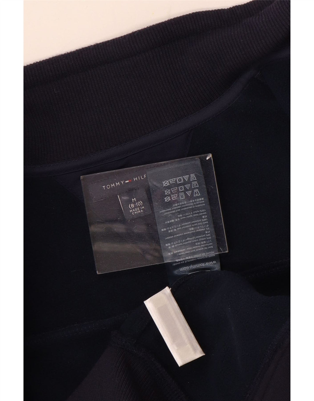 TOMMY HILFIGER Gornja jakna trenirke za dječake 8-9 godina srednje tamnoplava