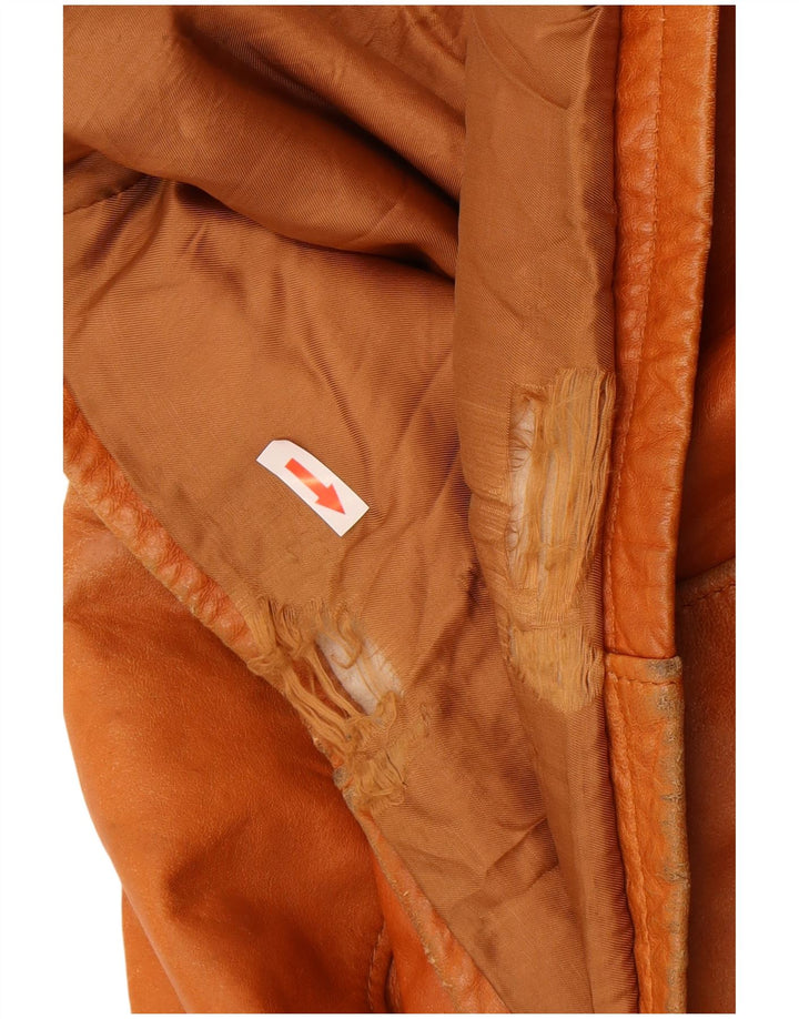 Desi muška kožna jakna IT 52 XL smeđa koža