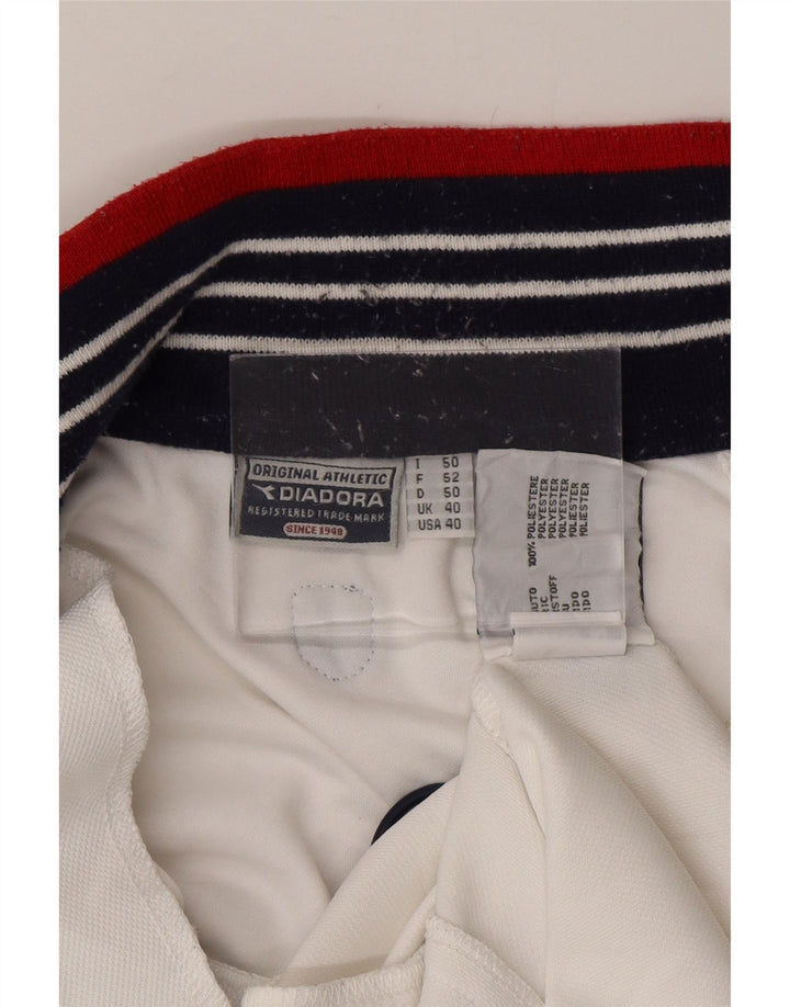 Diadora muška bomber jakna UK 40 veliki bijeli poliester